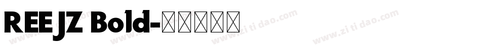 REEJZ Bold字体转换